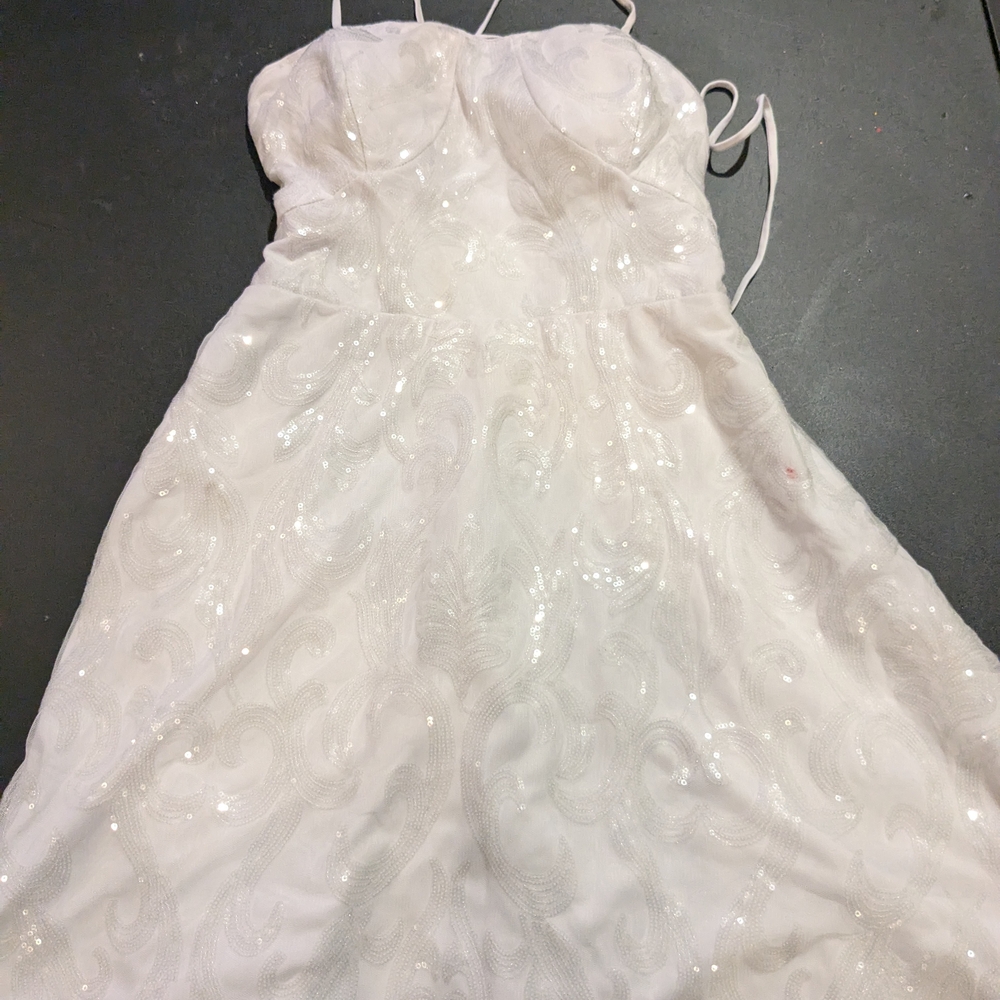 Elegant White Kids Dress